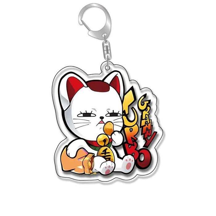 Gantungan Kunci Dandadan Akrilik Transparan Keychain Turbo Granny Ganci Anime Souvenir Hadiah - Turb
