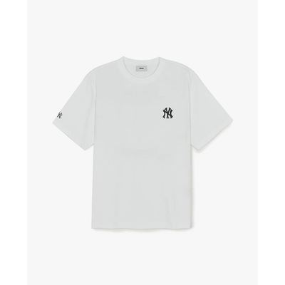MLB - Áo thun unisex cổ tròn tay ngắn Basic Simple Street Logo_3ATSB0463-50WHS