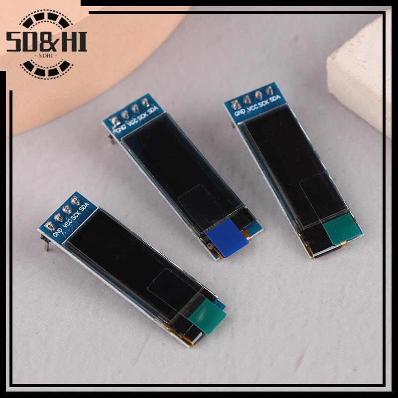 [SD & HI] 1 Mô-đun hiển thị OLED 0,91 Inch Màn hình LED LCD OLED 128X32 màu trắng / xanh SSD1306 128