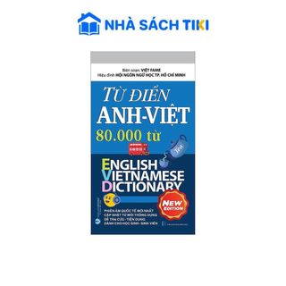 Sách Từ Điển Anh - Việt 80000 Từ - Tái Bản - Vanlangbook