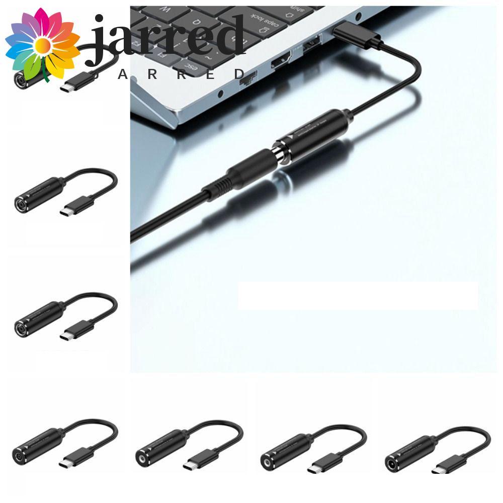 Cáp sạc Jack cắm JARRED Type-C sang DC, Cáp sạc DC sang Type-C đầu ra PD 65W PD, Tệp chuyển thiết kế