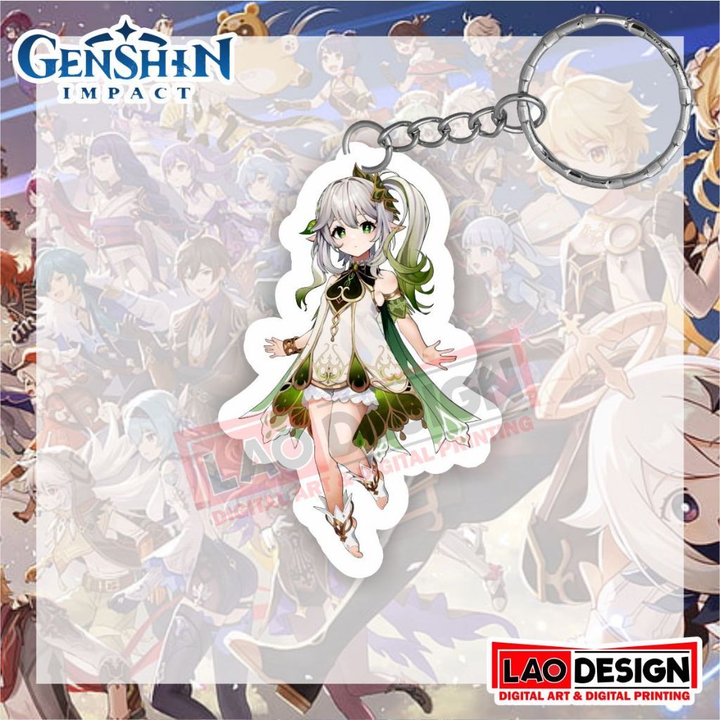 Gantungan Kunci Nahida Genshin Impact - Gantungan Kunci Genshin Impact - Gantungan Kunci Akrilik -