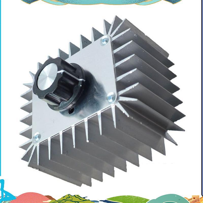 AC 220V 5000W SCR Bộ điều chỉnh điện áp Bộ điều khiển tốc độ động cơ Đèn làm mờ mờ Bộ điều chỉnh tốc