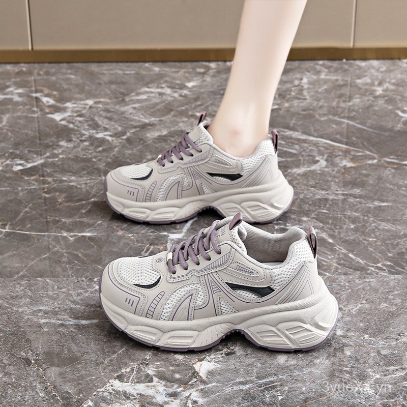 Sensen Xuân Hè Phong Cách Mới Giày Bố Đế Dày