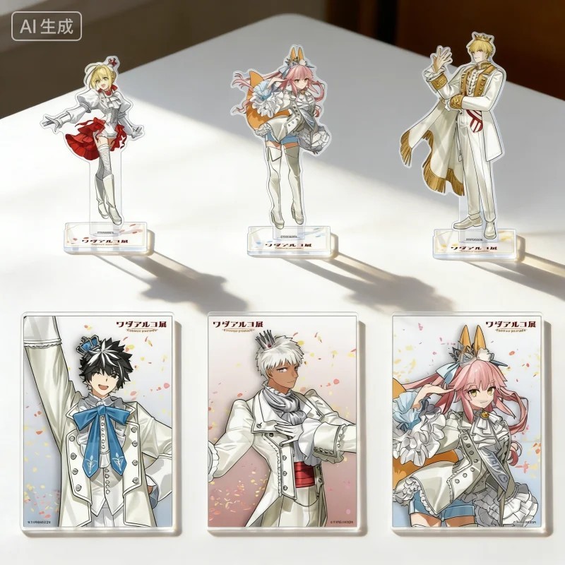 Standee Anime Fate/EXTRA Fate Grand Order FGO Mô Hình Mica Acrylic Stand Móc Khóa Nero Tamamo Gilgam