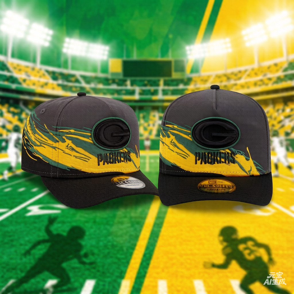 Mũ bóng chày Snapback Unisex Chống Nắng Style Green Bay Packers