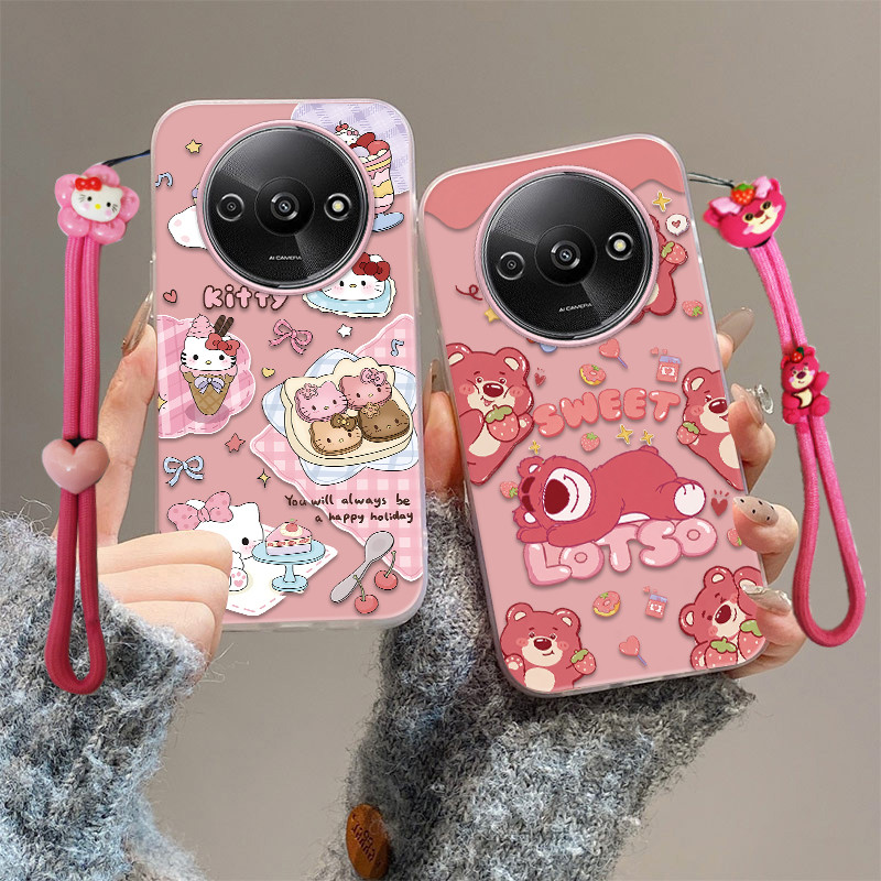 Ốp lưng redmi a3 redmi a3x poco c61 ốp lưng điện thoại chống rơi dễ thương