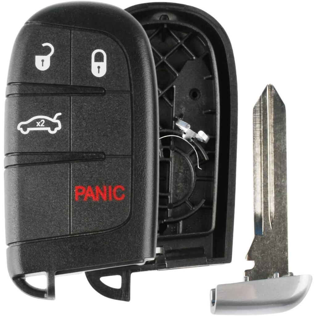 Tùy chọn không cần chìa khóa Remote Key Fob Shell 4btn Case cho Jeep Dodge Chrysler (M3N-40821302)