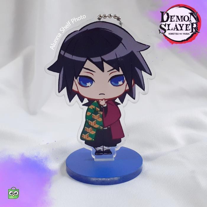 Pajangan Figure Akrilik Stand Demon Slayer Keychain Giyuu Sabito - Giyuu