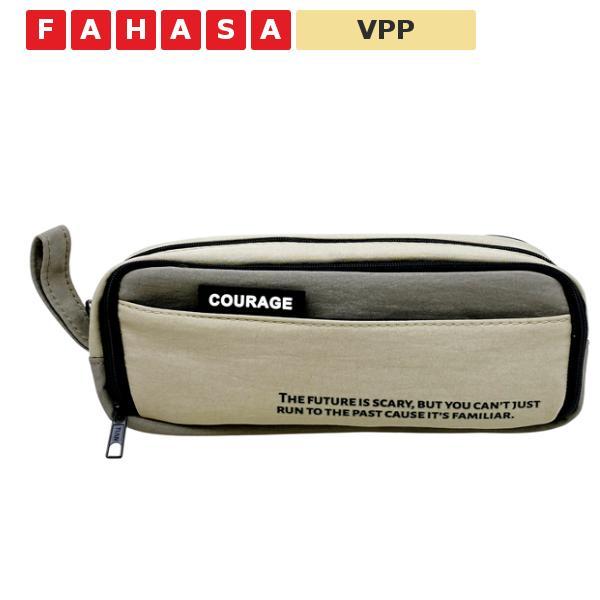 Bóp Viết Vải Courage - Yipin 17951 - Màu Xám