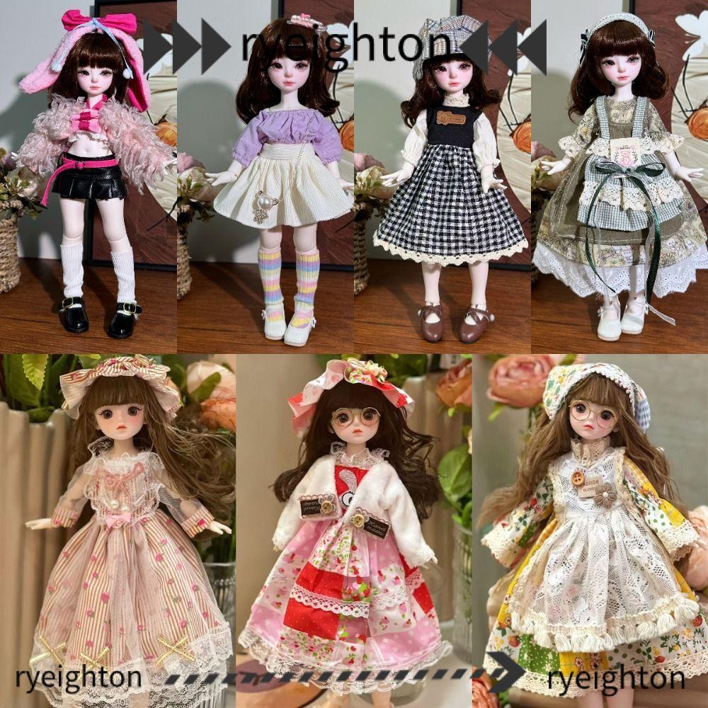 Váy RYEIGHTON 1 / 6 BJD, Búp Bê 1 / 6 30Cm Thay Thế Quần Áo Búp Bê 30Cm, Thời Trang DIY Handmade Trẻ