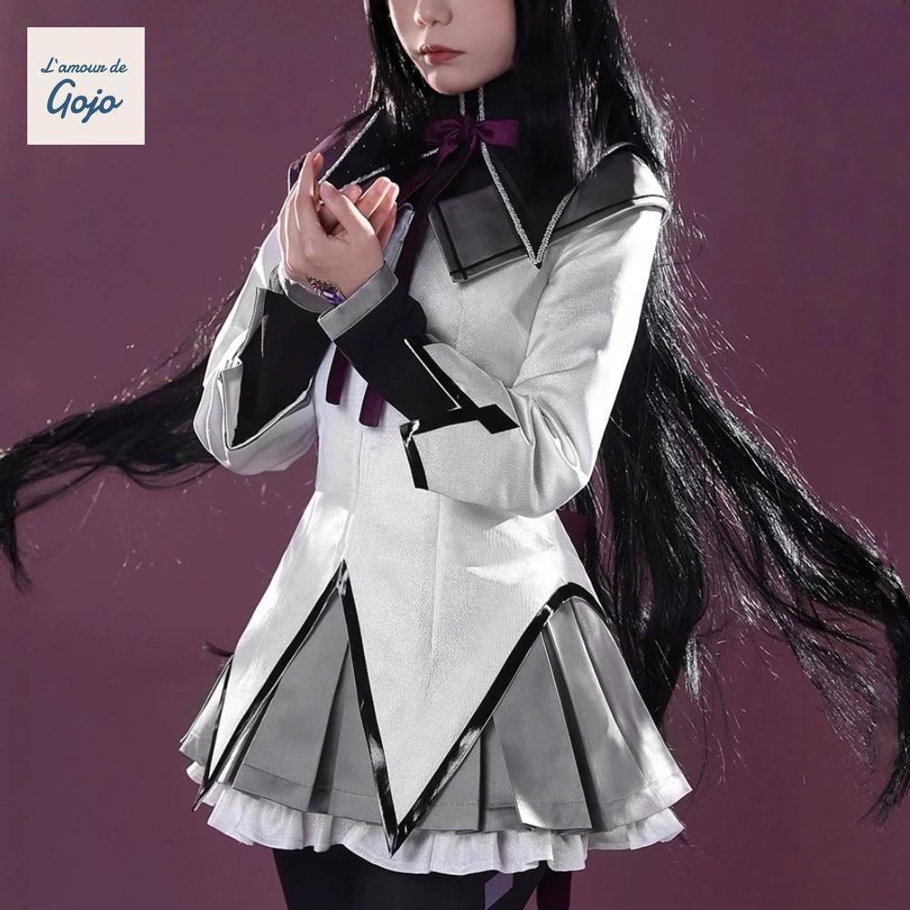 GOJO Akemi Homura Bộ Trang Phục Hóa Trang, Vớ Nơ Akemi Homura Đồng Phục Chiến Đấu, Trọn Bộ Roleplay 