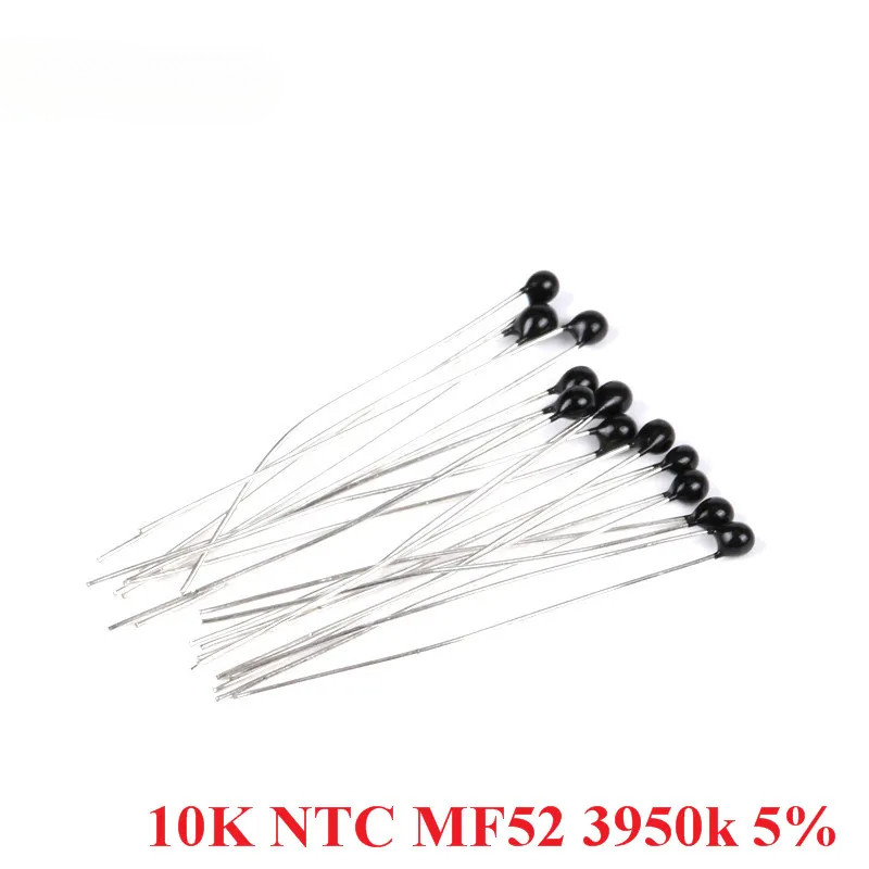 20 Cái / lốc Điện Trở Nhiệt Điện Trở NTC MF52 MF52AT NTC-MF52AT 10K ohm R B Giá Trị 3950 103 Cảm Biế