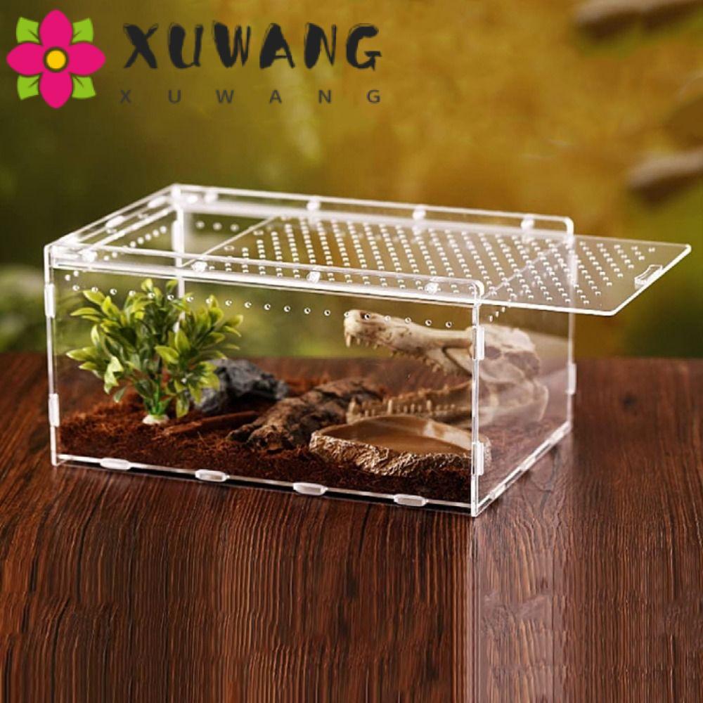 XUWANG Lizard Terrarium Habitat Nhà thực tế trong suốt