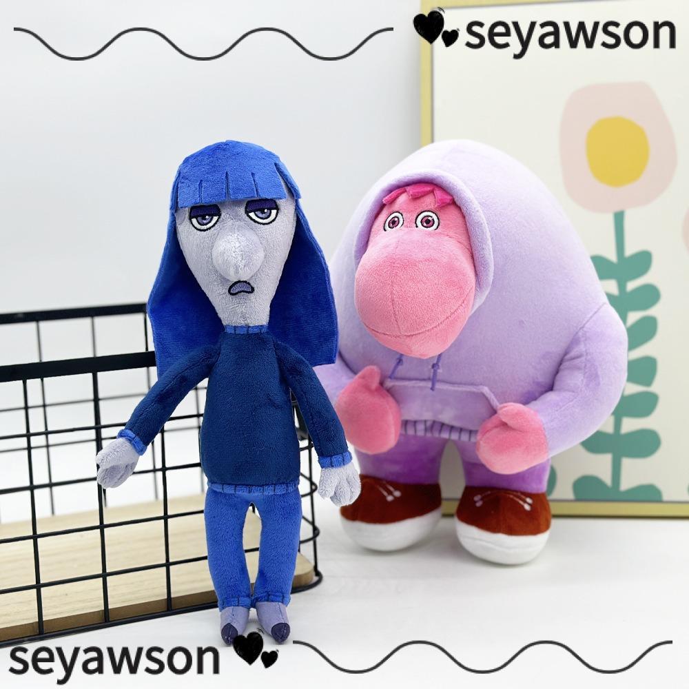 Đồ chơi sang trọng SEYAWSON, Búp bê nhồi bông sang trọng trang trí phòng mềm mại, Nhân vật hoạt hình
