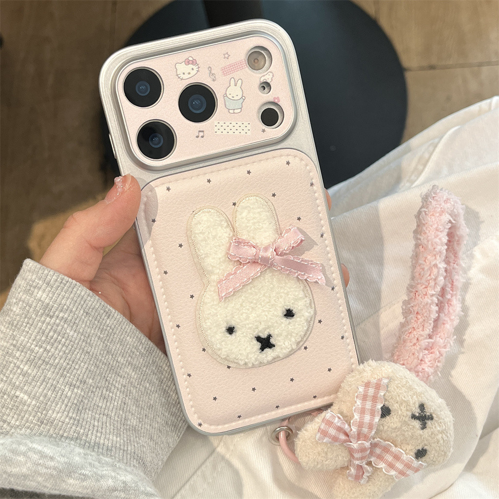 Ốp lưng iphone 17 Pro Max 16 Pro Max 15 Pro Max 14 Pro Max Ốp điện thoại Miffy thêu