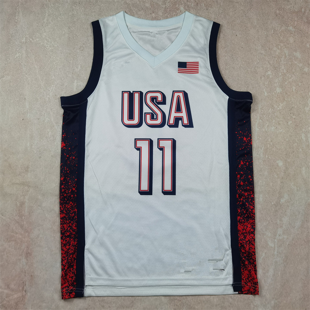 Không. 11 Enbi Đội tuyển Đức Hot Press Jersey-Trắng