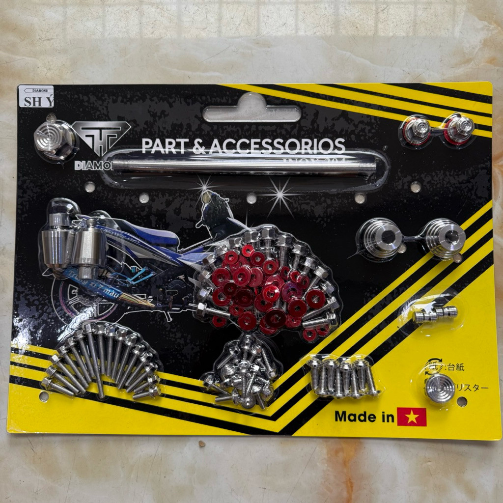 [ Ảnh Thật ][Tặng L.Đền] Full bộ ốc xe SH Ý( Có VIDEO)