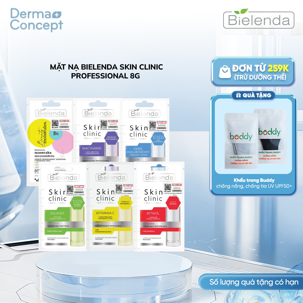 Mặt nạ Bielenda Skin Clinic Professional Retinol 8g