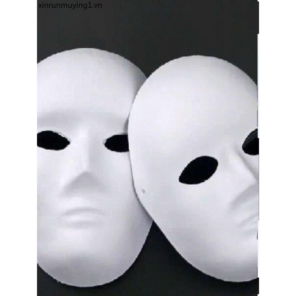 Tự Làm Giấy Trắng Mặt nạ Giấy Bột Trống Vẽ Tay Mẫu Giáo Trẻ Em Facebook thụt Vào Peking Opera Facebo