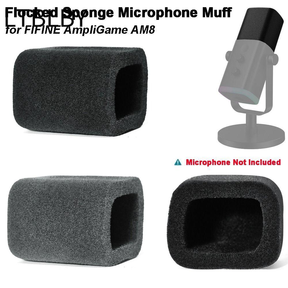 LTBLBY 1 Chiếc Mic Kính Chắn Gió, Giảm Tiếng Ồn Micro Thay Thế Muff, Bọt Xốp Đổ Bọt Biển Chống Gió P