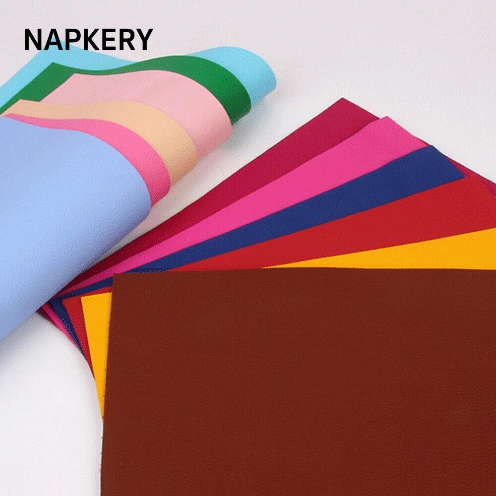 NAPKERY Da Bò Cứng, DIY 20 * 30CM Da Oxhide Thật, Giày Tấm Vải Làm Ví Vải