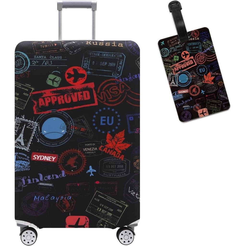 Vỏ hành lý Travelkin có thẻ đựng vali Tsa đã được phê duyệt, Vỏ vali bảo vệ Phù hợp với hành lý 18-3