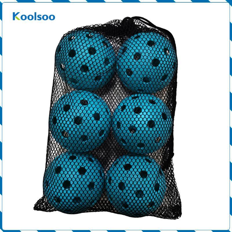 6x Bóng pickleball kích thước chuẩn, dành cho giải trí và thi đấu