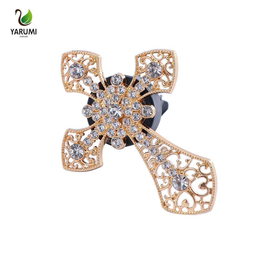 ALISON Ổ Cắm Nước Hoa Kẹp Xe Hương Thơm Thánh Giá Chúa Giêsu Chữ Thập Tự Động Trang Trí Lỗ Thông Hơi