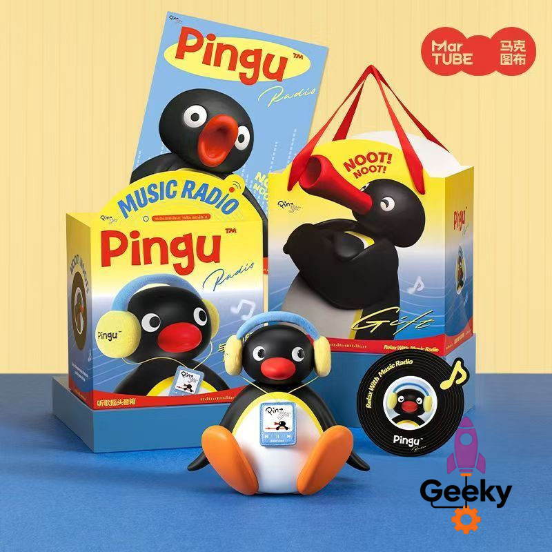 Hàng sẵn có Mark Tabric Pingu Penguin Loa Bluetooth Âm thanh Quà tặng sinh nhật Giáng sinh cho bé gá