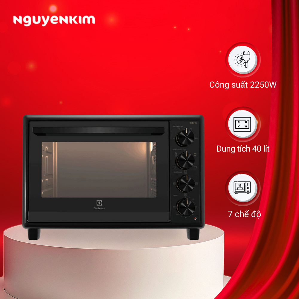 Lò nướng Electrolux 40 lít EOT4022XFG