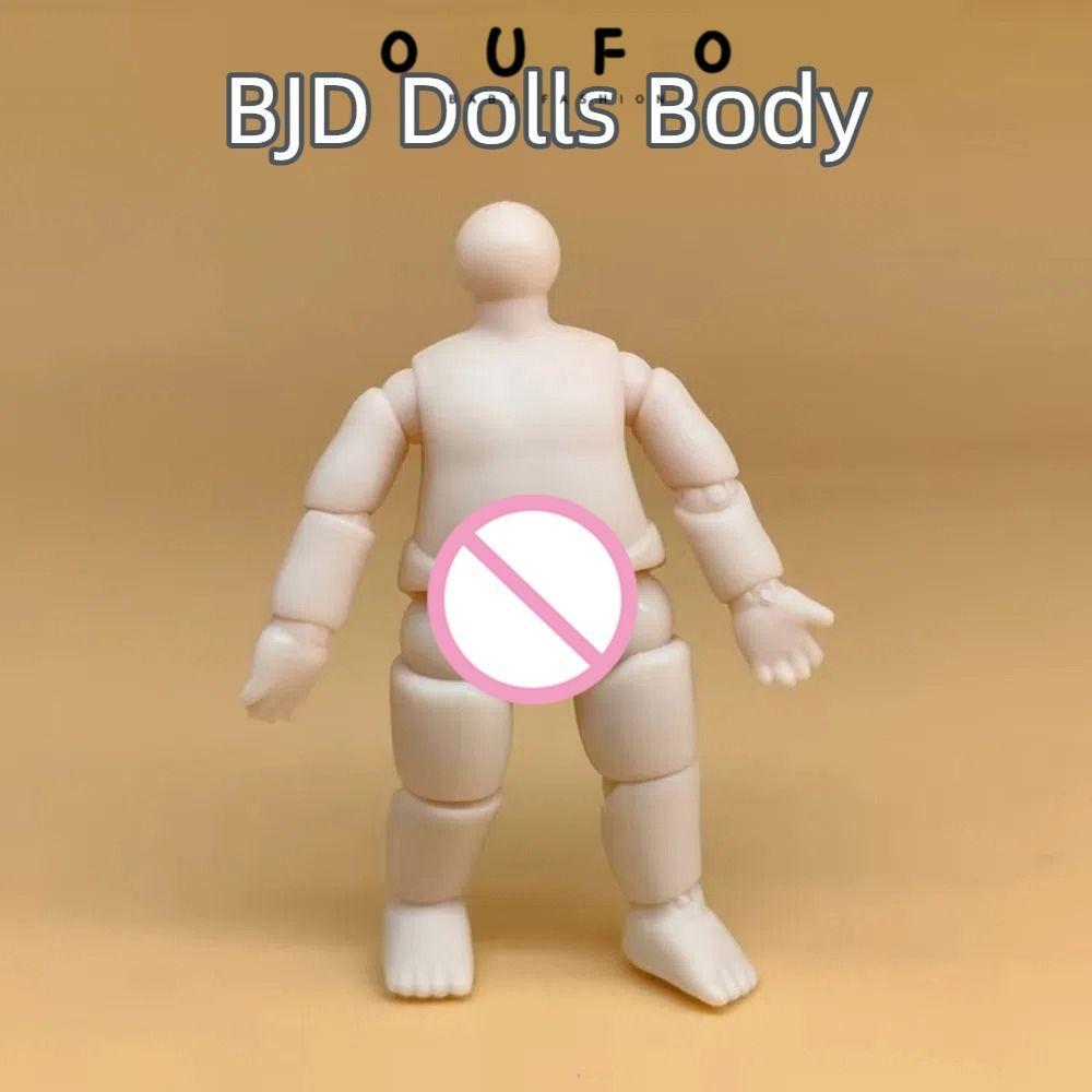 Búp bê hình OUFO, Búp bê cơ thể PVC cao 3in 4in, Búp bê Anime Bền nhiều khớp Thân búp bê BJD cho búp