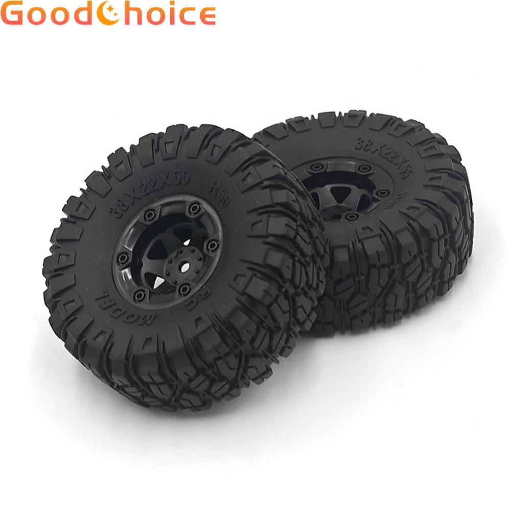 【Good】1 12 Scale TPR Tires 100mm OD 38mm Width 12mm Hex Adapter For RC Trucks