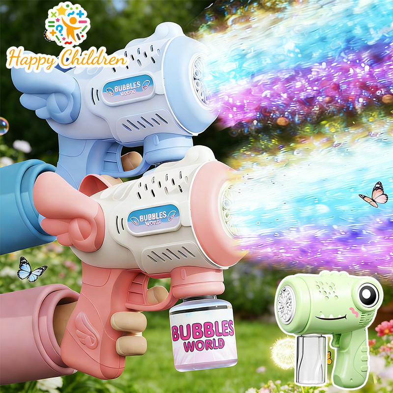 COD Angel Bubble Gun Điện Sẽ Tỏa Sáng Cánh Thiết Kế Đồ Chơi Ngoài Trời Trẻ Em