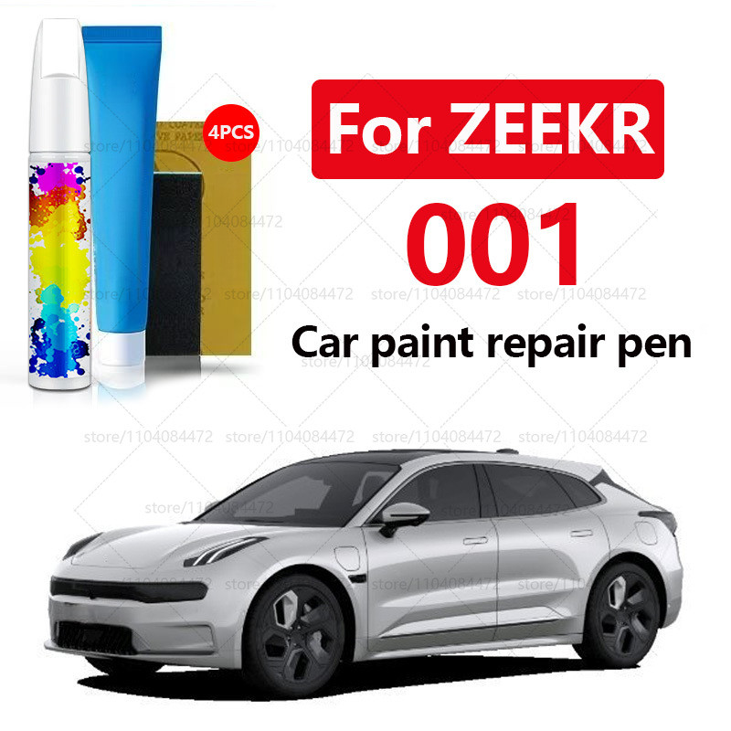 Sơn Xe Sửa Chữa Bút Cho 2021-2025 ZEEKR 001 Sơn Trầy Xước Sửa Chữa Phụ Kiện 4 Trắng Đen Xanh Xanh Tí