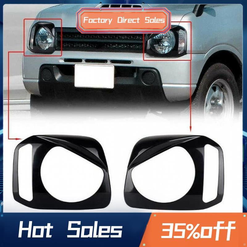 Đèn Hoods Dán Đèn Pha Ô Tô Đèn Trang Trí Cho Jimny JB23 JB33 JB43 1998-2017 Đen