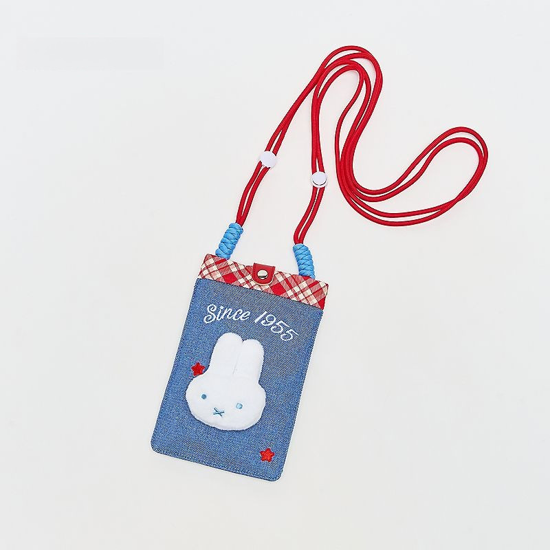 [Chính Hãng] Miffy Rabbit Denim Ví Đựng Tiền Xu Thời Trang Phù Hợp Với Miffy Rabbit Túi Điện Thoại D