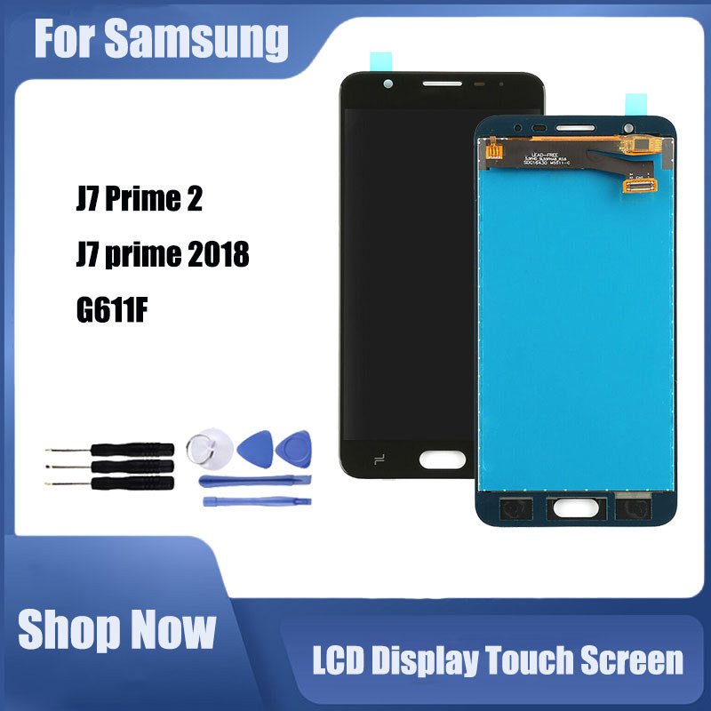 Dành cho Samsung Galaxy J7 Prime 2 J7 Prime 2018 G611F Màn hình LCD Màn hình cảm ứng
