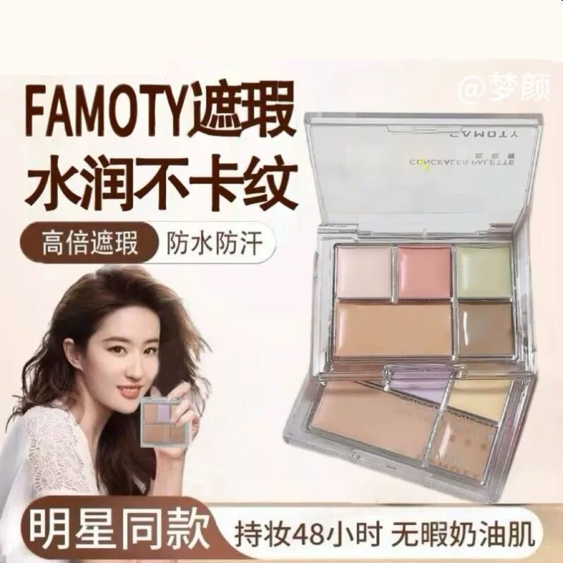FAMOTY FAMOTY Remo Matte Concealer Bảng Màu Kem Che Khuyết Điểm Lâu Trôi Điểm Mụn Vết Xé Rãnh Đậm C