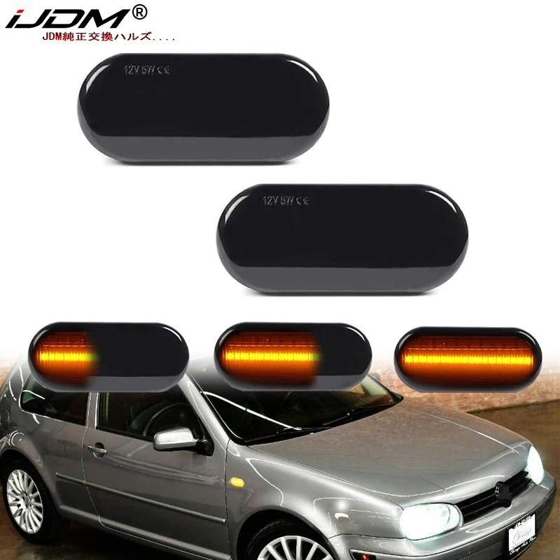 2 Miếng Led Năng Động Bên Đánh Dấu Bật Đèn Tín Hiệu Cho Volkswagen VW Bora Golf 3 4 Passat 3BG Polo 