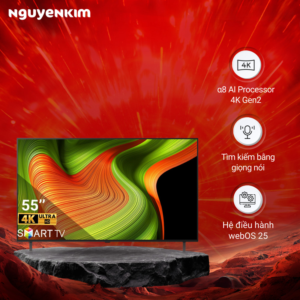 Smart Tivi OLED LG 4K 55 inch OLED55B5PSA