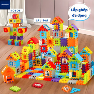 Đồ chơi xếp hình cho trẻ em, đồ chơi giáo dục sớm, tự lắp ráp, an toàn và không độc hại.