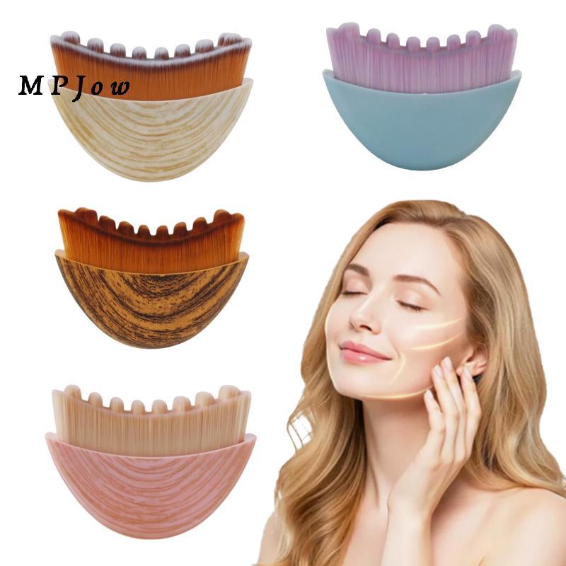 MPJow Lymphatic Contour Face Brush Khô Brushing Chin Sculpting Lymphatic Thoát Nước Máy Mát Xa Cho M