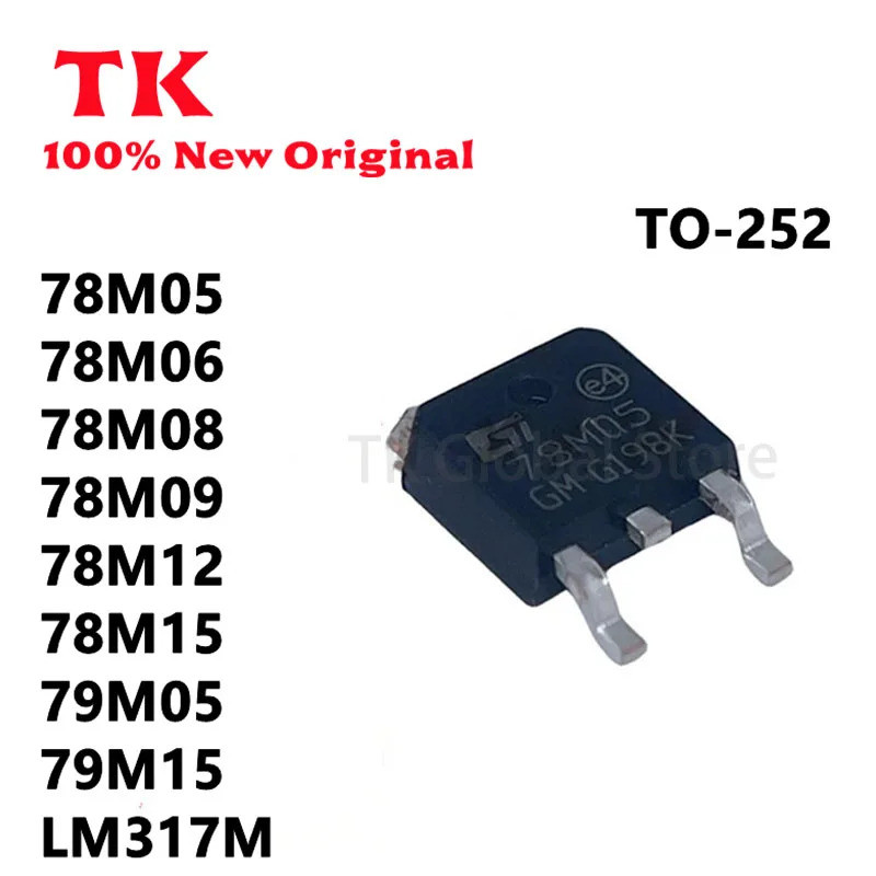 5 Chiếc 78M05 78M06 78M08 78M09 78M12 78M15 78M24 79M05 79M12 79M15 LM317M TO-252 Hiệu Ứng Trường Tr