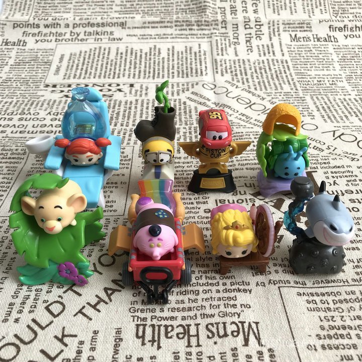 Hàng số lượng lớn chính hãng tsum tsum Búp bê cứng Xếp chồng Cảnh âm nhạc Series 9 Đồ trang trí chữa