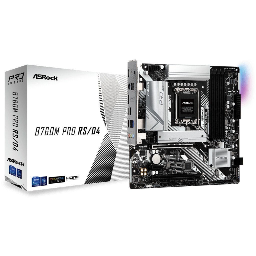 Bo mạch chủ Asrock B760M Pro RS DDR4
