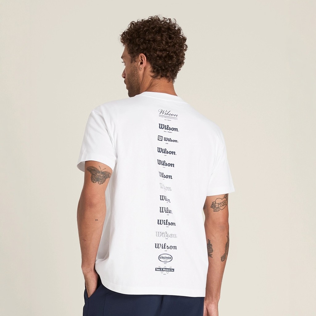 Wilson - Áo Thun Nam Tay Ngắn In Họa Tiết Wilson