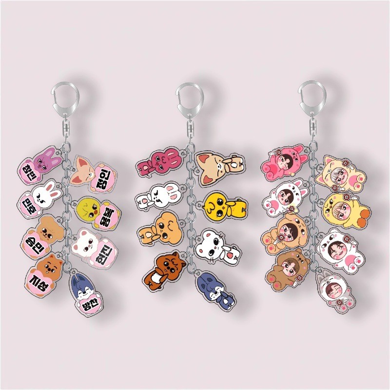 Hàn Quốc Đi Lạc Trẻ Em Lee Dài Fu Fang Chan Lee Min Ho Han Ji Cheng Kim Seung Min Móc Khóa Mặt Dây C