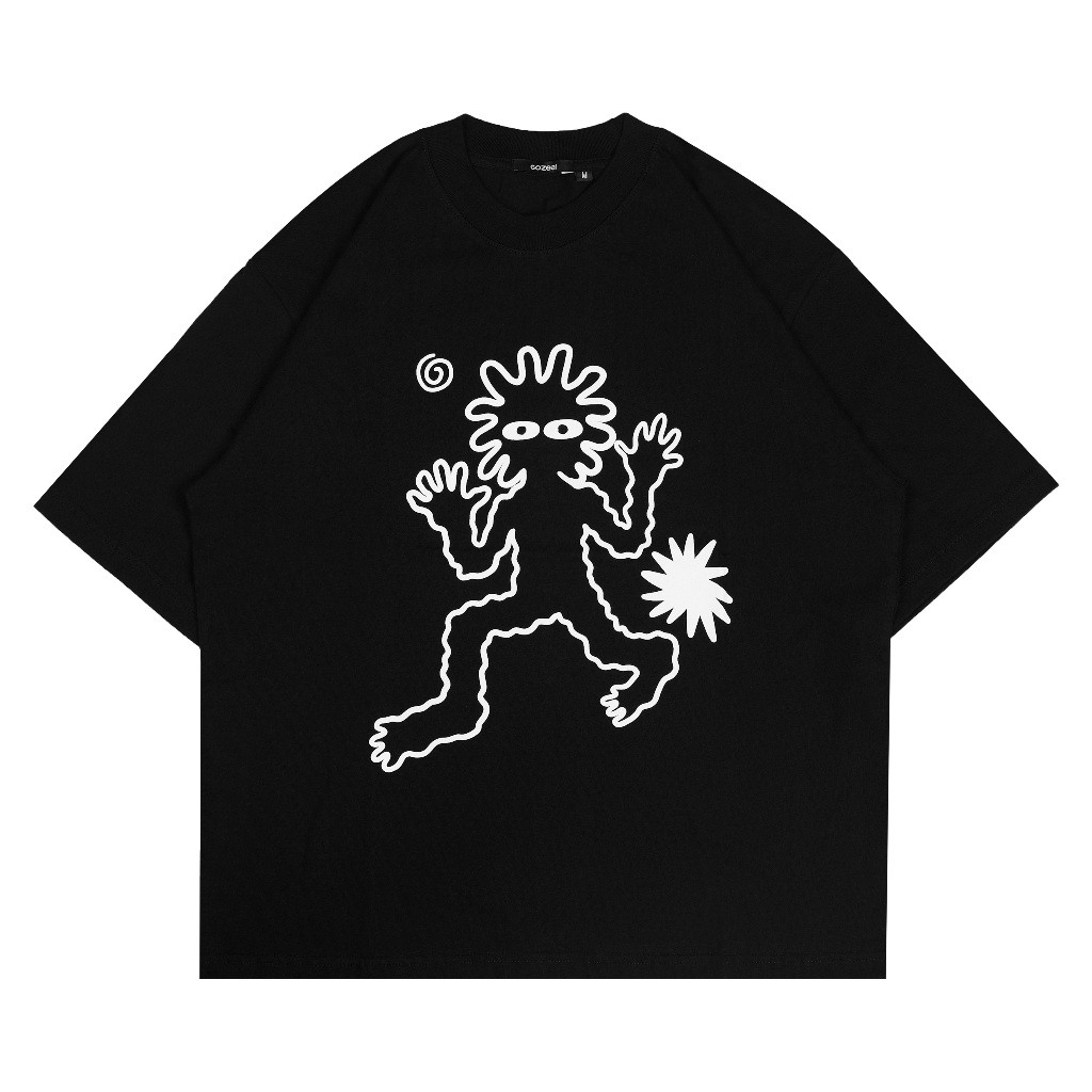 Gozeal | Oversized T-Shirt Katun Hawaii Retro