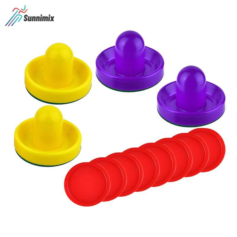 Sunnimix Air Hockey Pushers Và Air Hockey Pucks Air Hockey Paddles, Tay cầm mục tiêu Mái chèo Phụ ki